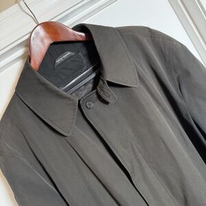 Millennium Collection Coat Mens 46 Long Brown Rain Trench Removable Liner